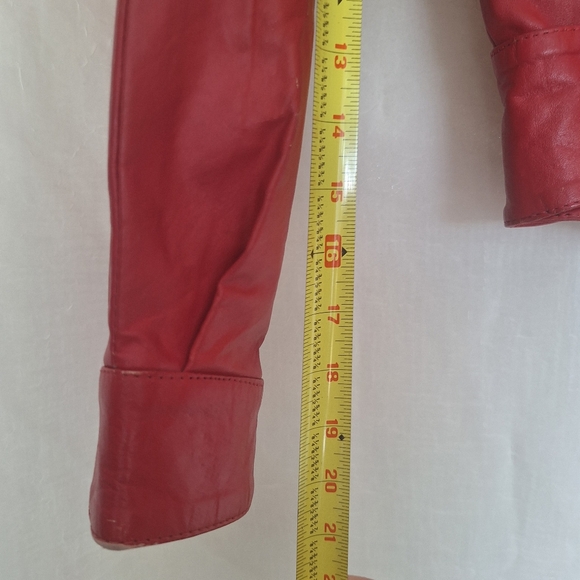 Code Nouveau Vintage Leather Jacket Size S - Picture 7 of 13